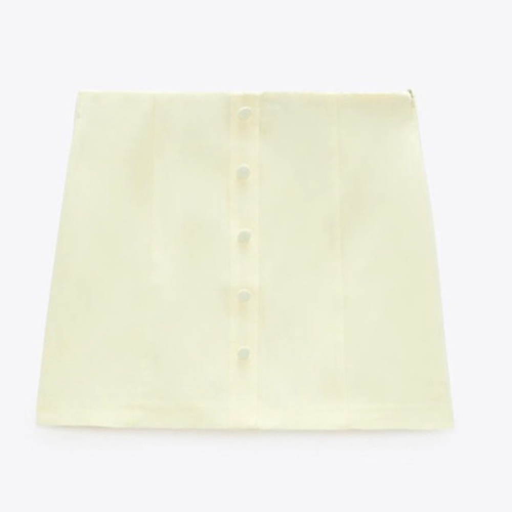 Pale yellow skirt